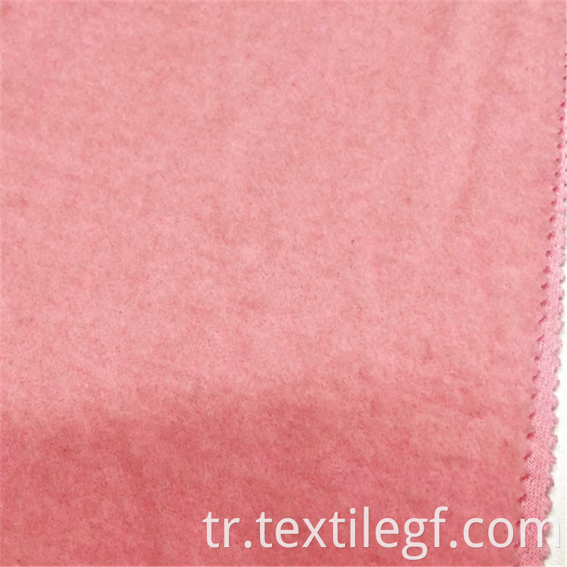 Hoodie Pink Terry Brush Fabric (4)